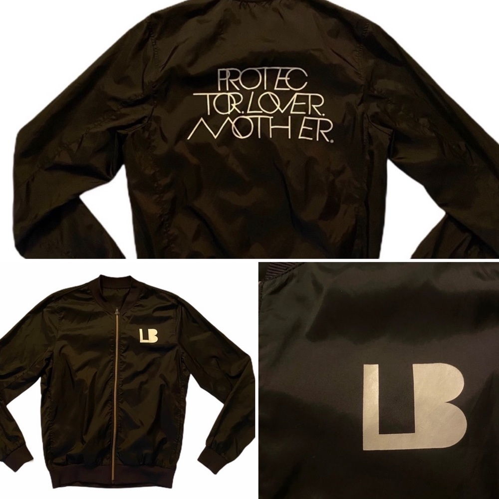 The LB brand light jacket in black sz small